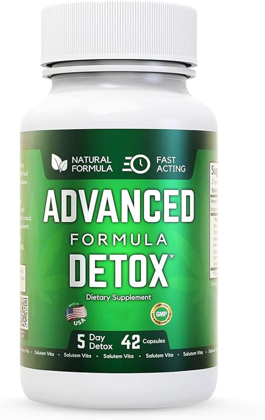 Advanced Detox Cleanse, Natural Detox & 42 Capsules