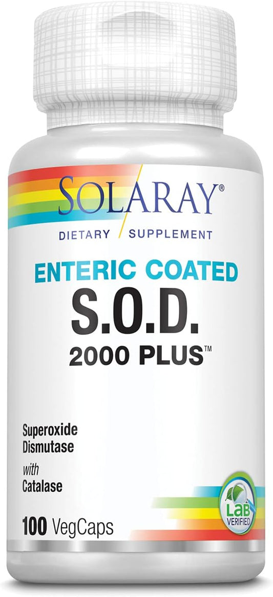 Solaray S.O.D. 2000 Plus, Capsule (Btl-Plastic) 400mg 100ct 100ct