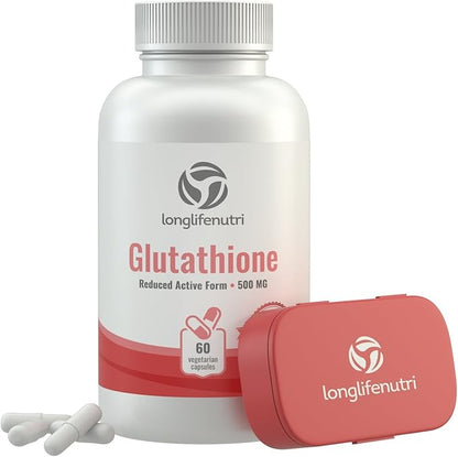 Reduced L Glutathione 500mg GSH 60 Veg