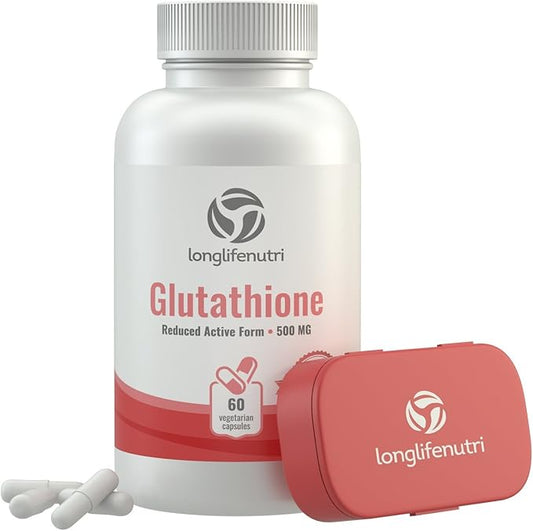 Reduced L Glutathione 500mg GSH 60 Veg