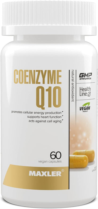 Maxler Coenzyme Q10 (Ubiquinone) Antioxidant Supplement 100 mg Q-10 per 60 Vegan CoQ10 Capsules