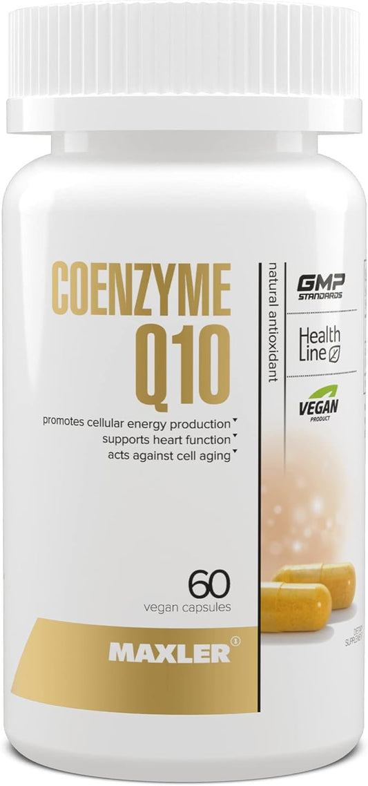Maxler Coenzyme Q10 (Ubiquinone) Antioxidant Supplement 100 mg Q-10 per 60 Vegan CoQ10 Capsules
