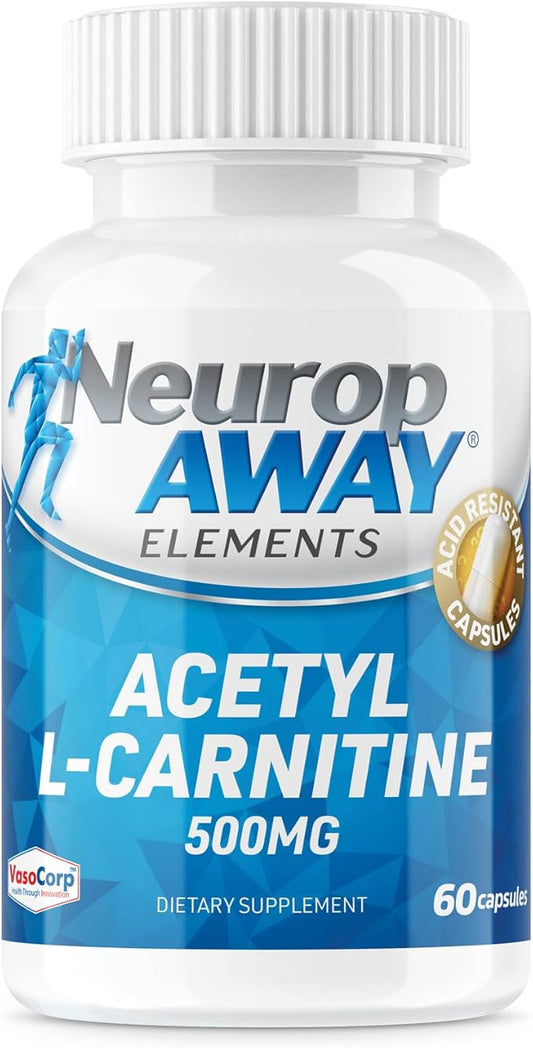 NeuropAWAY Elements Acetyl L-Carnitine 500mg 60ct (60 500mg 500mg Capsules
