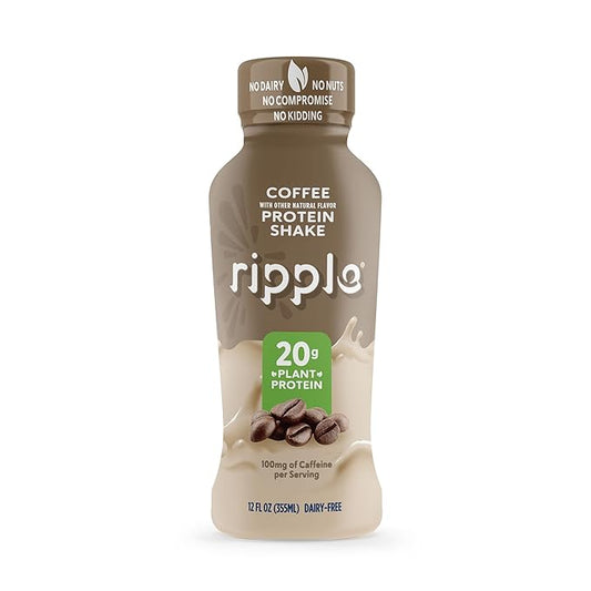 Ripple 12 oz Protein Shakes (12 12), Coffee)