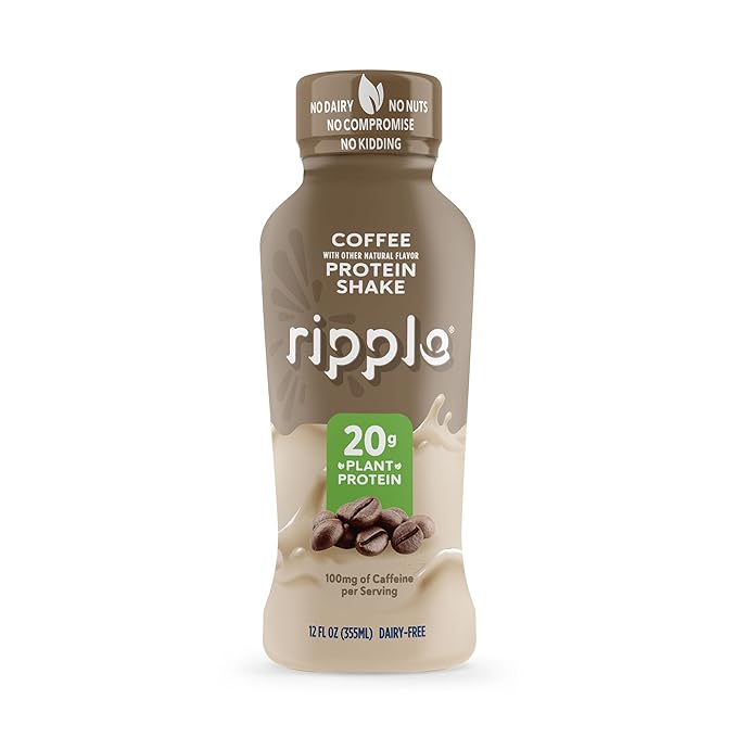 Ripple 12 oz Protein Shakes (12 12), Coffee)