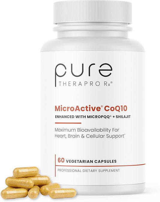 MicroActive CoQ10 Enhanced with MicroPQQ + 60 Veg 2 Month