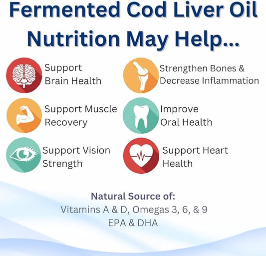 Green Pasture - Fermented Cod Liver 6 fl. 3 Omega 6 Omega 9 (6oz (6oz Orange)