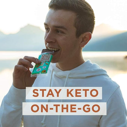 Keto Bars The Original Keto Snack Bar, Gourmet Simple Ingredients Low Carb, No Sugar, Rich in Ketogenic Fats, The Perfect KetoBars Snacks for Keto Diet Food Products (10 Pack, 1.65 ounce)