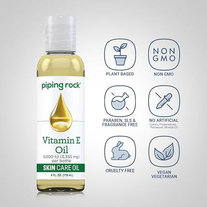 Piping Rock Vitamin E Oil 5000 IU 4 floz