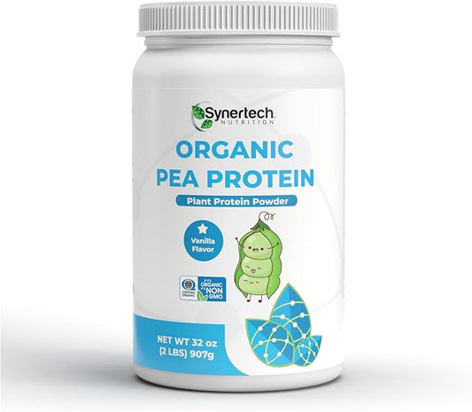 Vegan Vanilla Flavored Pea Protein (2lbs)