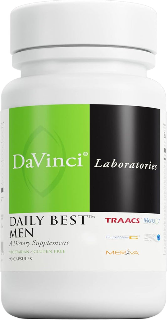 DAVINCI Labs - Daily Best Men B6, Vitamin B12 Vitamin K2, and 90 Capsules
