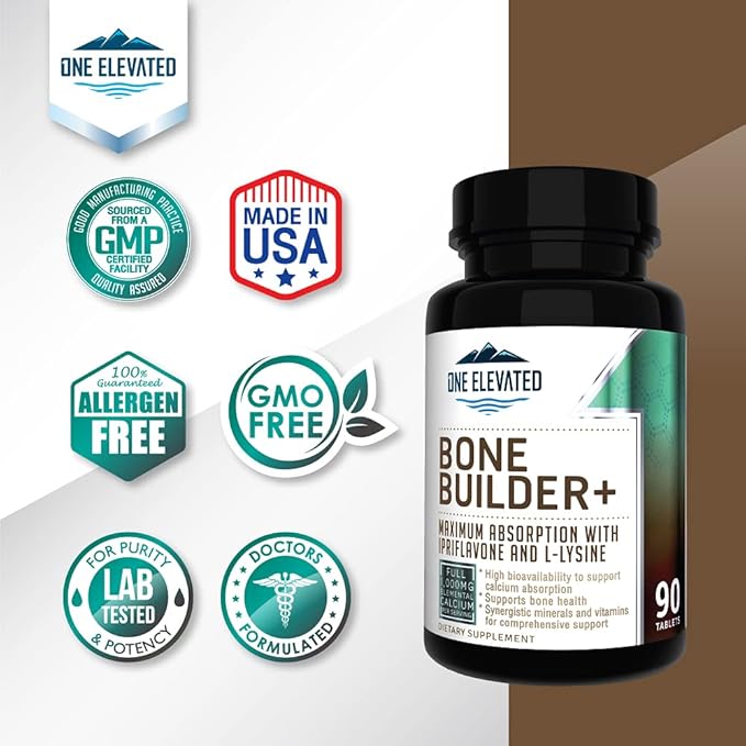 Comprehensive Bone Builder Calcium Supplement. Formulated D3. Works