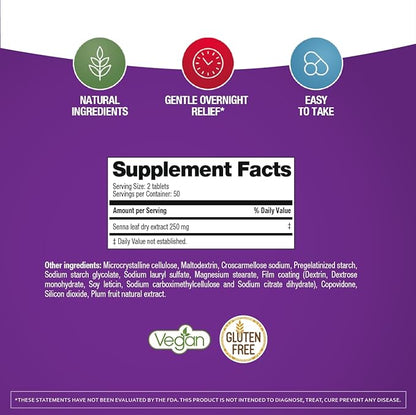 Prunelax Ciruelax Maximum Relief Laxative Tablets 24ct