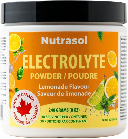 Advance Electrolytes w/Key Nutrients, Minerals & Vitamins | Antioxidant | Pre&Post Workout Hydration Solution | Boost Energy | Helps Body Hydrate During Physical Activities | Made in Canada