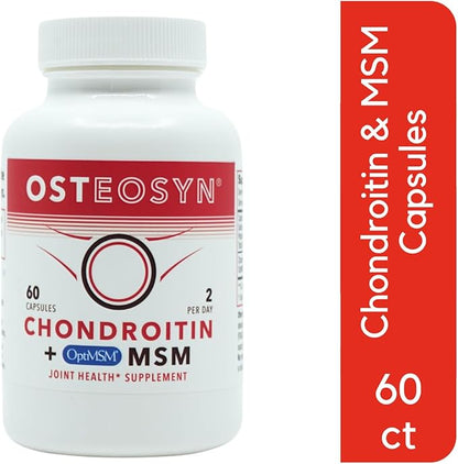 Synutra's 800 mg OptiMSM & 800 60 Capsules 30-Day Servings-2 Servings-2 Capsules