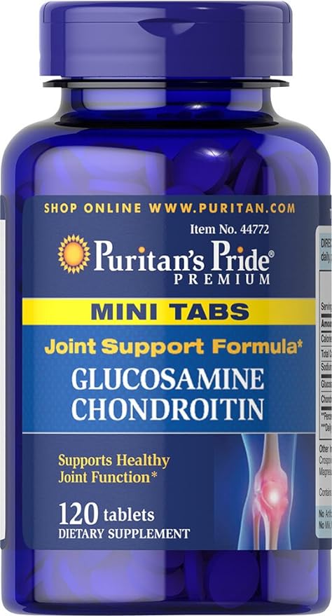 Puritan's Pride Glucosamine Chondroitin Mini Tabs 120 Count