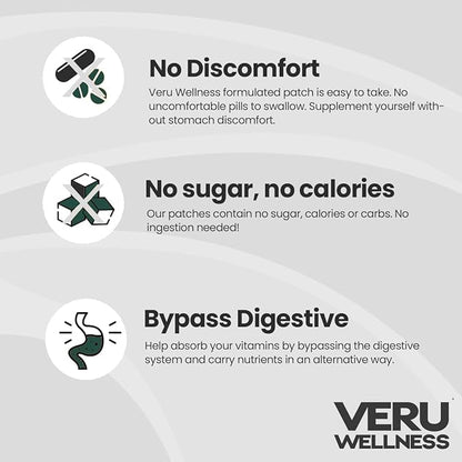 Veru Wellness Bariatric Immune, D3/K2 - Post Bariatric Gastric Bypass and Sleeve Gastrectomy - Non Ingest Patch (60 Days)