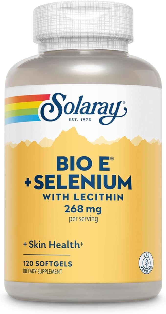 Solaray Bio E with Selenium Supplement, 400iu, 120 120 Count