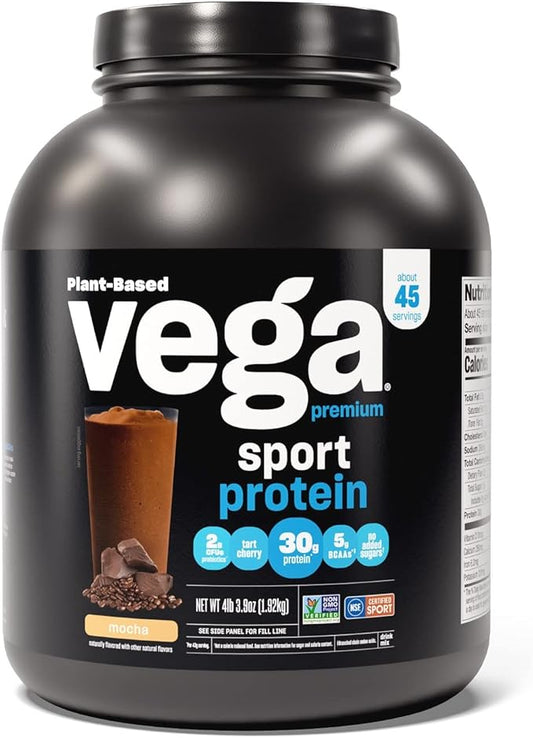 Vega Premium Sport Protein Mocha Protein 4lb 3 3 oz