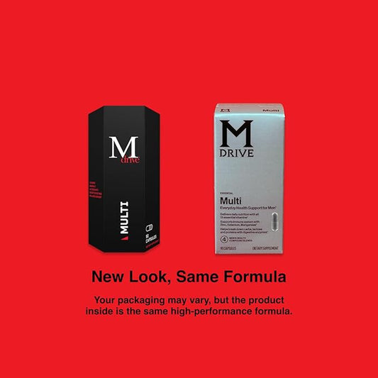 Mdrive Multivitamin for Men, Daily Multivitamin CoQ10 for K2, 90 90 Capsules