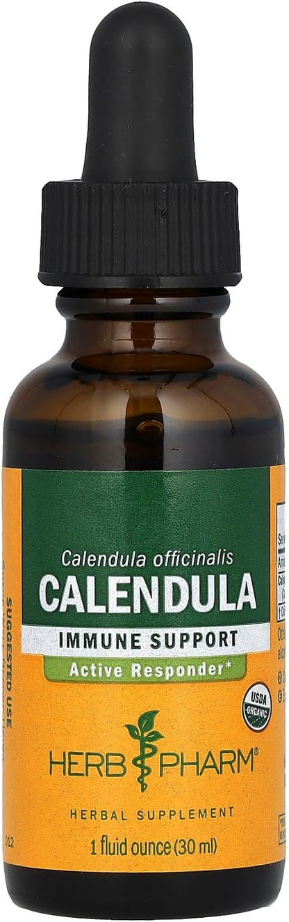 Herb Pharm Certified Organic Calendula Liquid 1 Ounce