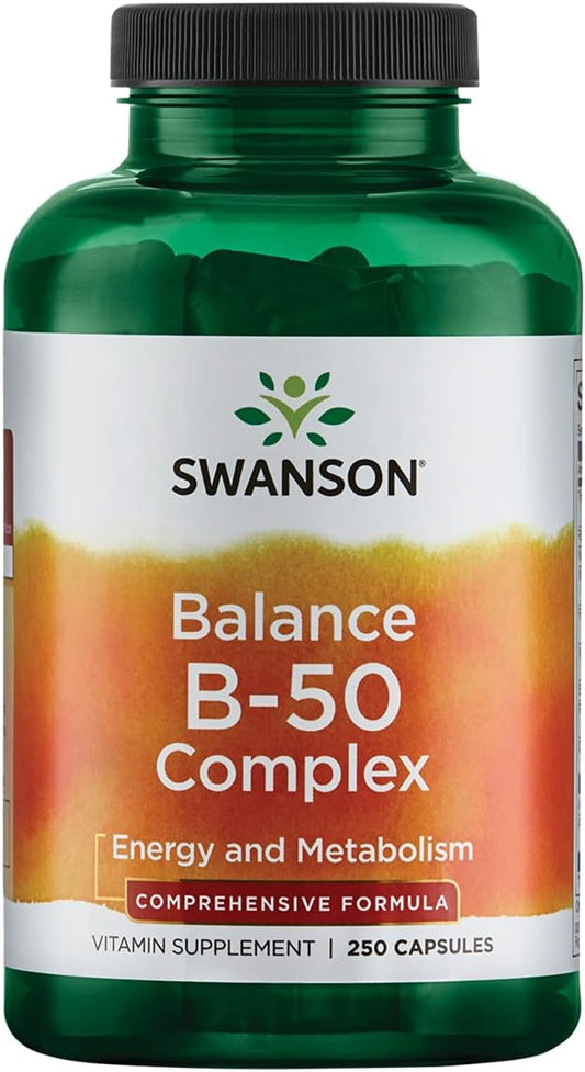 Swanson B-50 B-Complex 250 Capsules