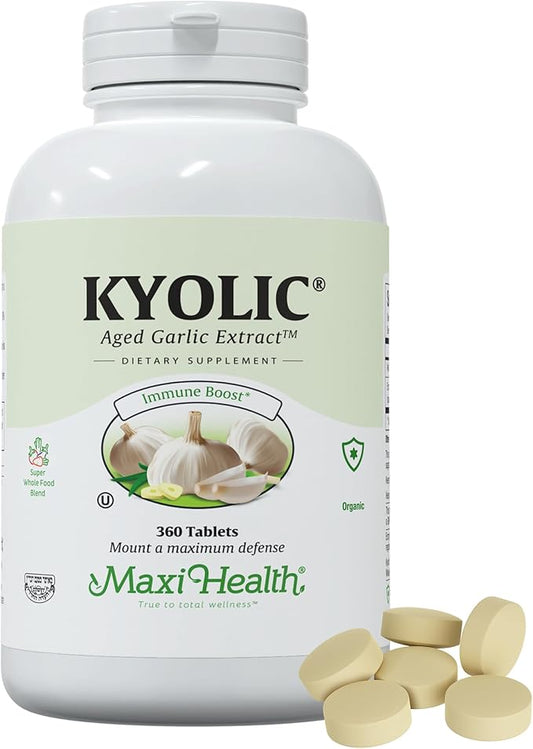 Maxi Health Kyolic Organic Garlic Supplement (360 Count)