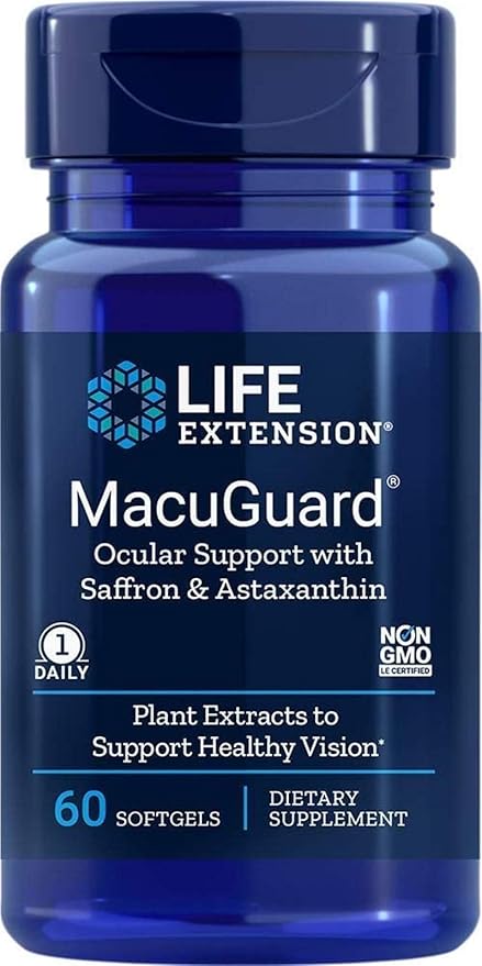 Life Extension MacuGuard Ocular Support 60 Softgels