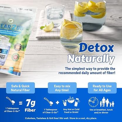 Clear 2 Go Prebiotic Inulin Fiber Supplement