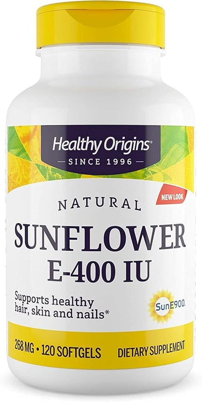 Healthy Origins Vitamin E, 400 IU 900) - 120 Softgels