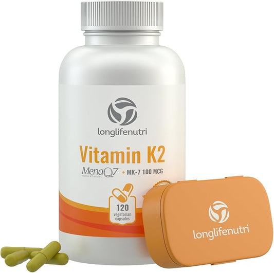 Vitamin K2 MK-7 100mcg – 120 4-Month Supply,