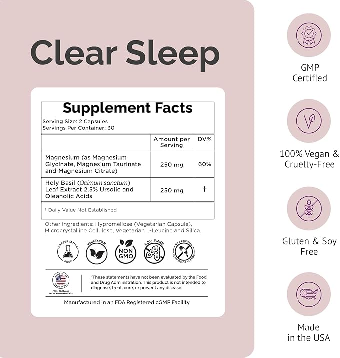 Sleep Supplement with Holy Basil &