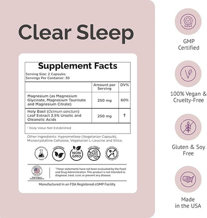 Sleep Supplement with Holy Basil &