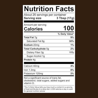 Keto MCT Oil Powder + Collagen + Prebiotic Acacia Fiber, Chocolate Flavor, 16oz. MCT Oil Powder from Coconuts. Grass Fed Collagen, Perfect for Keto, 0 Net Carb, Stevia, Erythritol, Powdered Drink