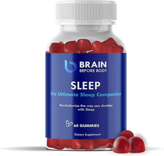 Sleep Strawberry-Flavored Melatonin Gummies for Blissful,