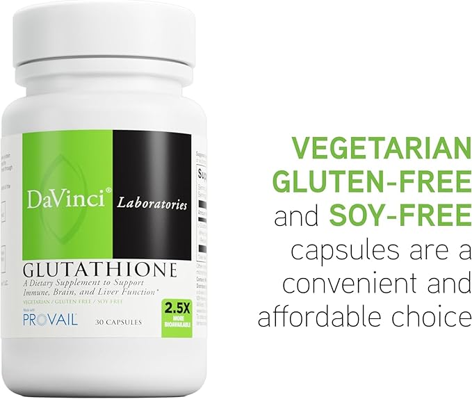 DAVINCI Labs Glutathione 30 Vegetarian