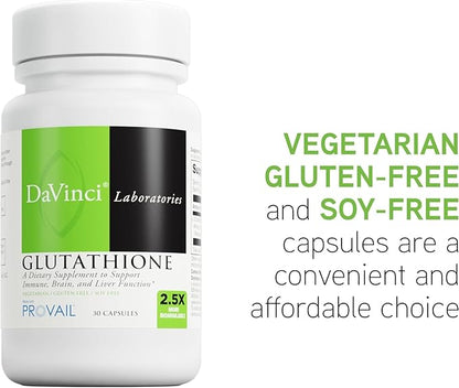 DAVINCI Labs Glutathione 30 Vegetarian