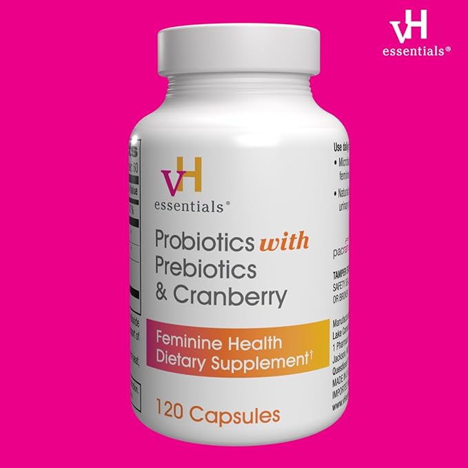 vH essentials Probiotics with Prebiotics and 120 Capsules (544-36)