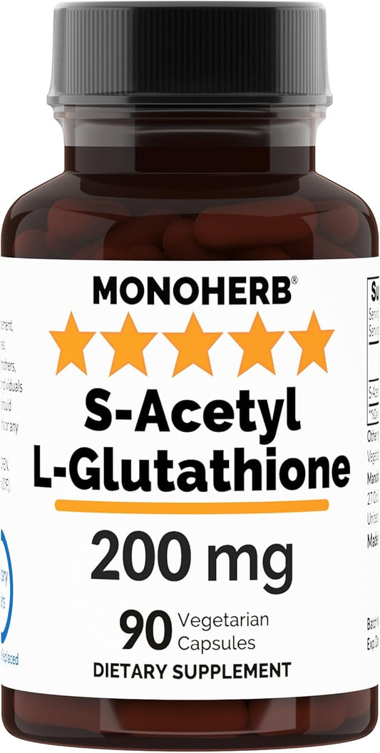 S-Acetyl L-glutathione 200mg 90 Vegetarian