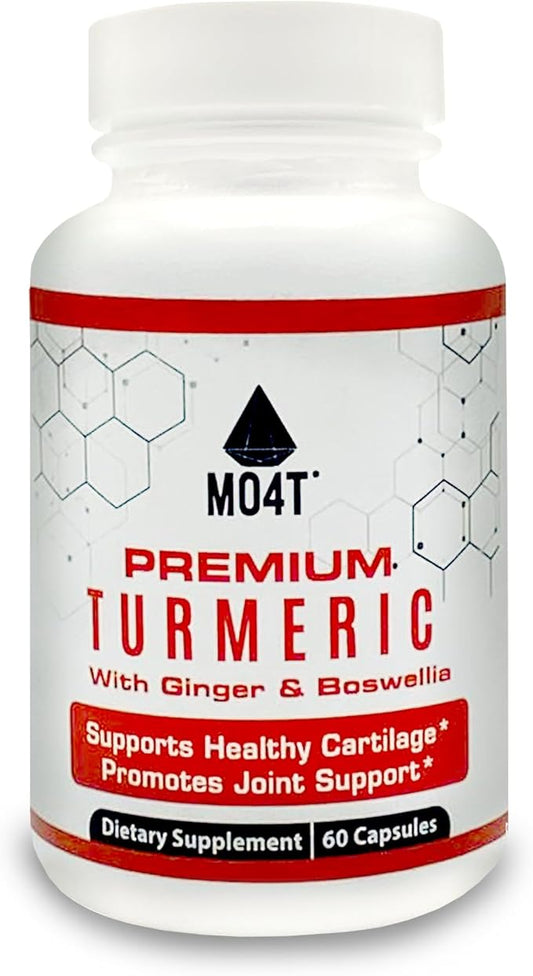 Premium Turmeric with Ginger & Glucosamine, 60 Capsules