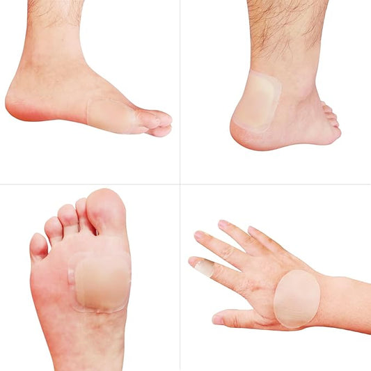 Hydrogel Blister Bandages for Feet and 10 Pieces, 5 Styles