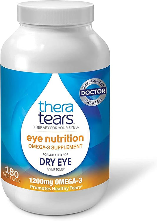 TheraTears 1200mg Omega 3 Supplement 180 Count