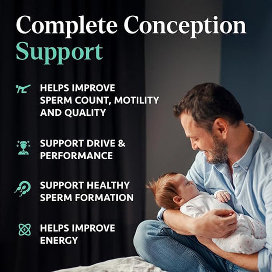 Osh Wellness Men's Fertility Support CoQ10 & 60 Count