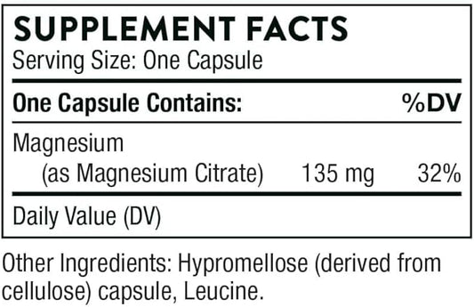 Thorne Research - Magnesium Citrate -to 90 Capsules