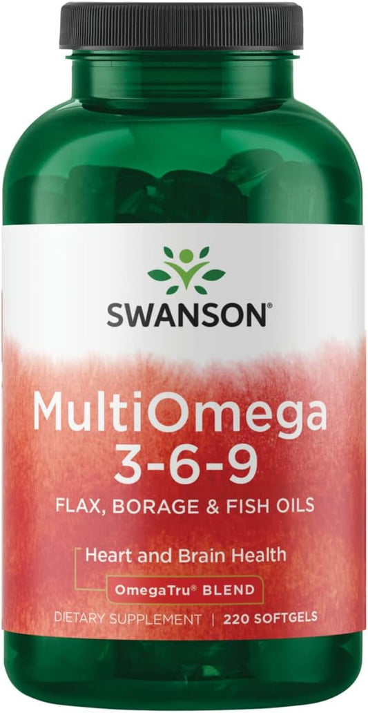 Swanson MultiOmega 3-6-9 (220 Softgels, 2400mg Serving)