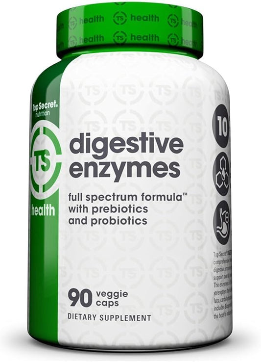 Top Secret Nutrition Digestive Enzymes Pre 90 Count