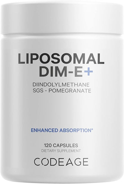 Codeage Liposomal DIM Supplement 4-Month Supply, 120 Capsules