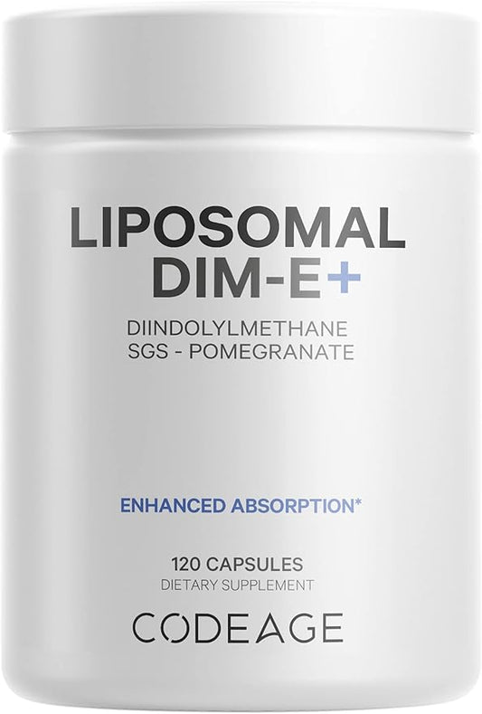 Codeage Liposomal DIM Supplement 4-Month Supply, 120 Capsules