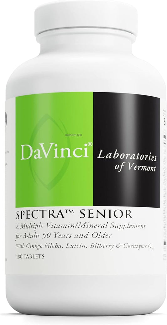 DAVINCI Labs Spectra Senior Q10, Ginkgo 180 Capsules