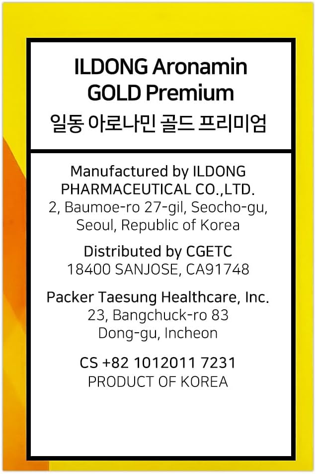 Aromamin Gold Premium Multi-Vitamin for Recovering 120 Tablets, 1 Count (Pack of 120)